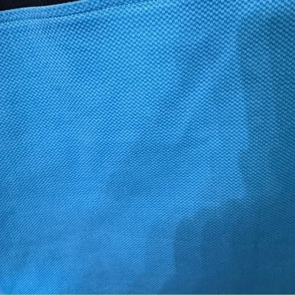 Land's End Women's Short Sleeve Color Block Blue V-Neck Dress Size S GUC - Picture 5 of 9